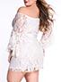 Women's-Lace-Mini-Dress-Long-Sleeves-Dress-fpr-Party - vmlfashion-com