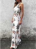 Women Maxi Floral Dress - vmlfashion-com