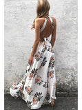 Women Maxi Floral Dress - vmlfashion-com