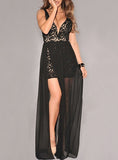 Women's Evening Gown Lace Bodice - vmlfashion-com