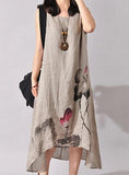 Women's Crepe Style Cut Water Color Dress - vmlfashion-com