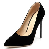 Women's Pointed Toe Stiletto Heeled Shoes - vmlfashion-com