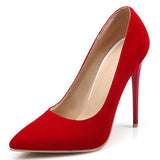 Women's Pointed Toe Stiletto Heeled Shoes - vmlfashion-com