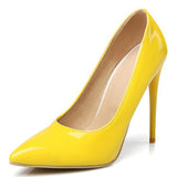 Women's Pointed Toe Stiletto Heeled Shoes - vmlfashion-com