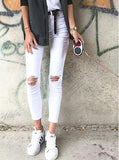 Women White Jeans - vmlfashion-com