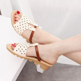 Women"s Slip On Clog Sandal Open Toe Hole Design - vmlfashion-com