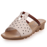 Women"s Slip On Clog Sandal Open Toe Hole Design - vmlfashion-com