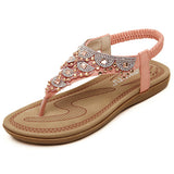 Women's Bead Embellished Sandals - vmlfashion-com