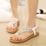 Women's Bead Embellished Sandals - vmlfashion-com