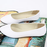 Women's Ballet Slip On Flats Patent Leather size 8-10 - vmlfashion-com