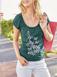 Women's Casual Short Sleeves Ruffled Neckline - vmlfashion-com