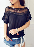 Women's Sexy Tops  Mesh and Lace Jacket - vmlfashion-com