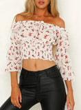 Women's Cropped Off Shoulder Top - vmlfashion-com