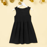 Toddler Girl Casual Solid Dress